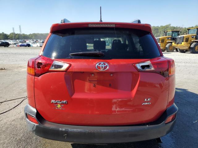 JTMBFREV4FJ038141 - 2015 TOYOTA RAV4 LE RED photo 6