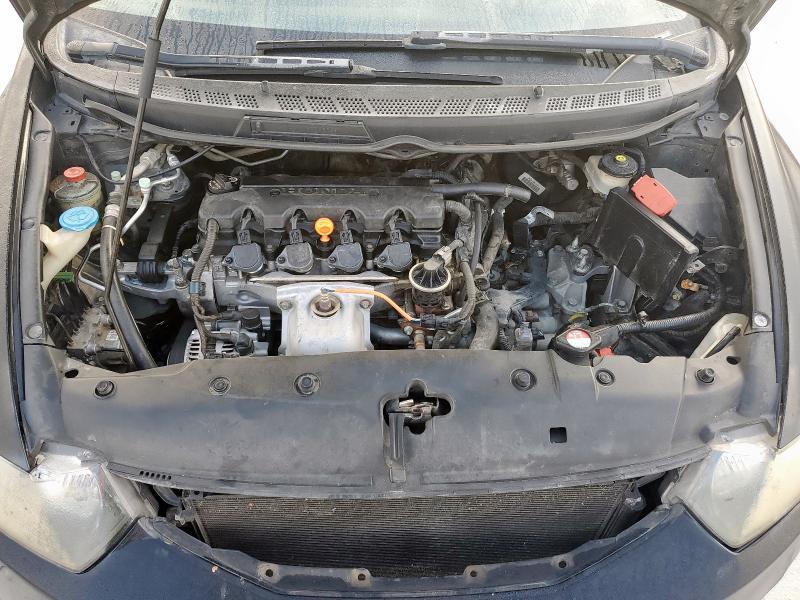 2HGFG12829H524212 - 2009 HONDA CIVIC EX BLACK photo 11