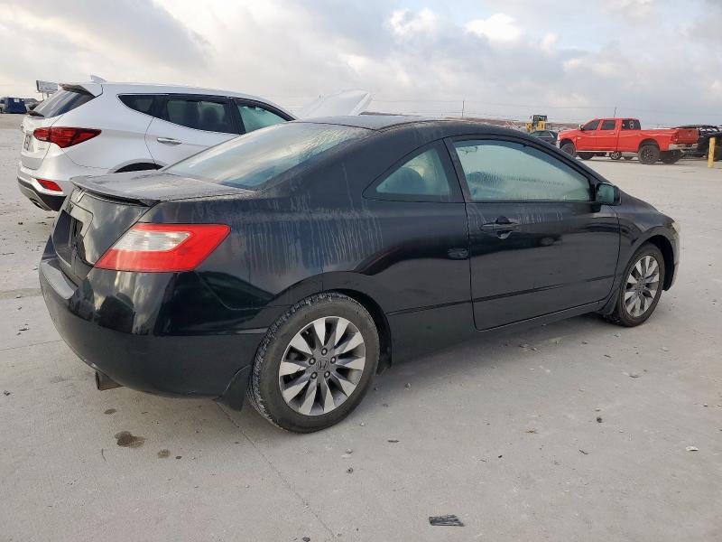 2HGFG12829H524212 - 2009 HONDA CIVIC EX BLACK photo 3