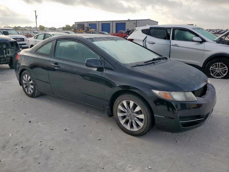 2HGFG12829H524212 - 2009 HONDA CIVIC EX BLACK photo 4