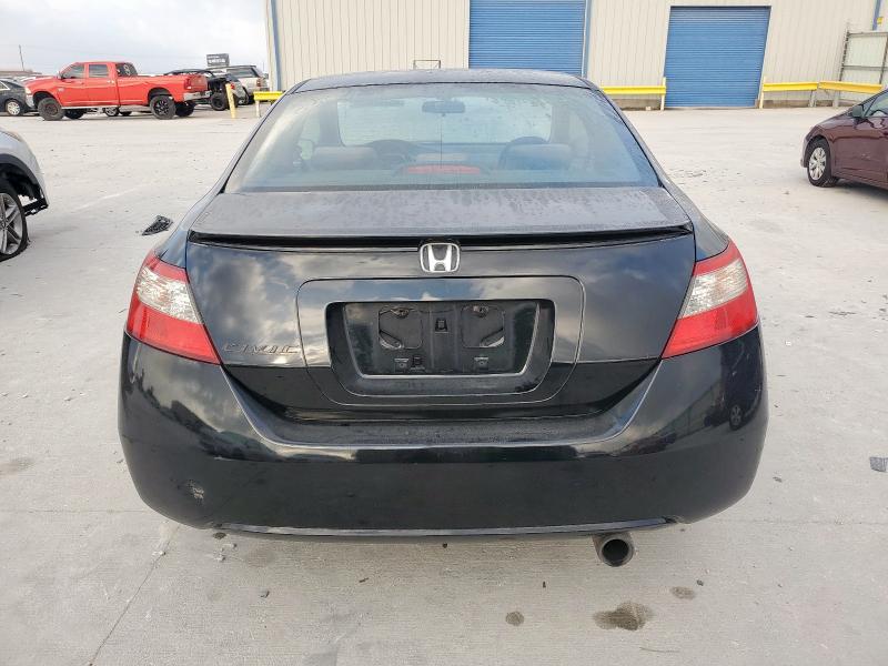2HGFG12829H524212 - 2009 HONDA CIVIC EX BLACK photo 6