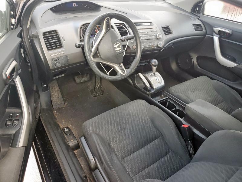 2HGFG12829H524212 - 2009 HONDA CIVIC EX BLACK photo 8