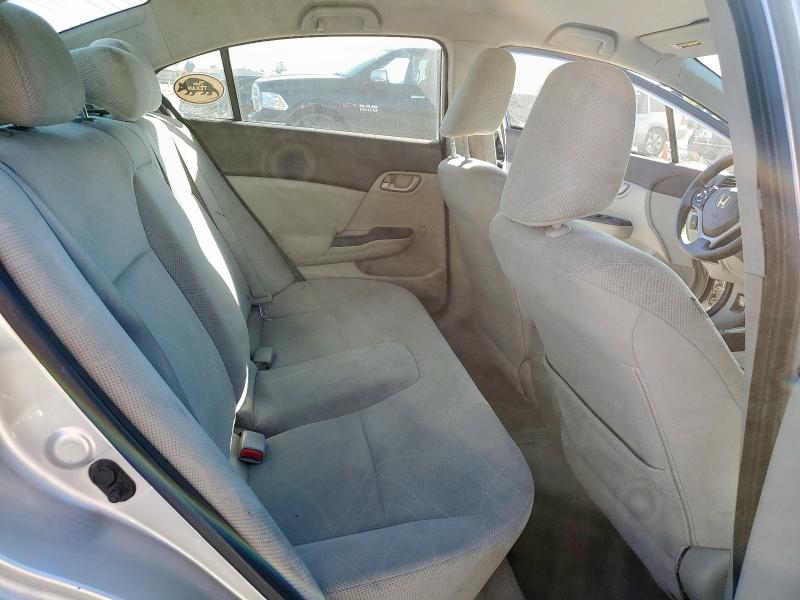 2HGFB2F59CH333673 - 2012 HONDA CIVIC LX SILVER photo 10