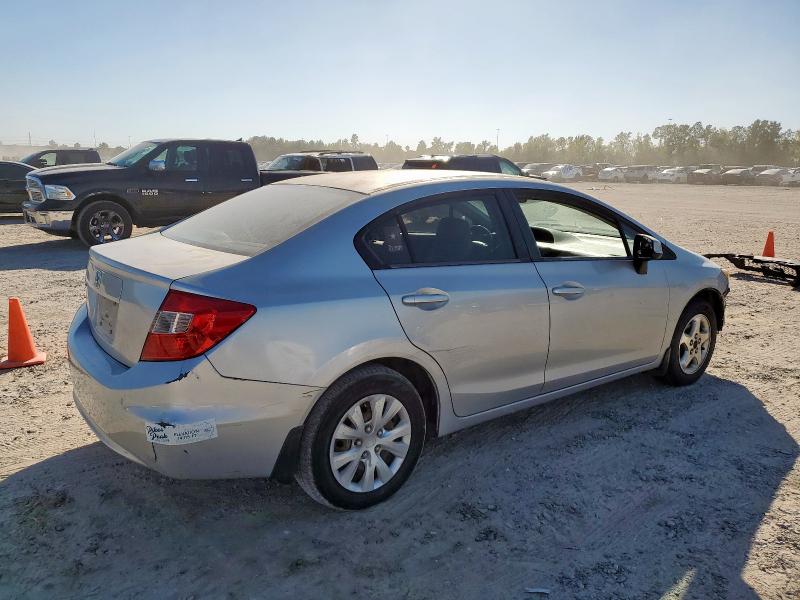 2HGFB2F59CH333673 - 2012 HONDA CIVIC LX SILVER photo 3
