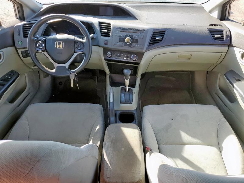 2HGFB2F59CH333673 - 2012 HONDA CIVIC LX SILVER photo 8