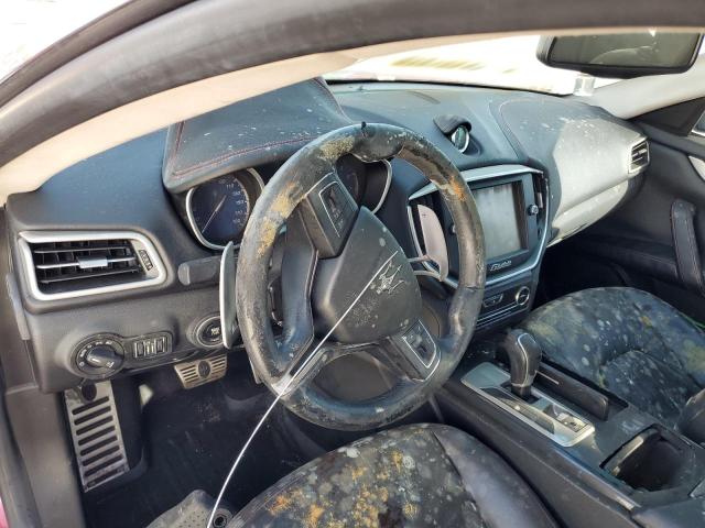 ZAM57RSA7G1171520 - 2016 MASERATI GHIBLI S BURGUNDY photo 9