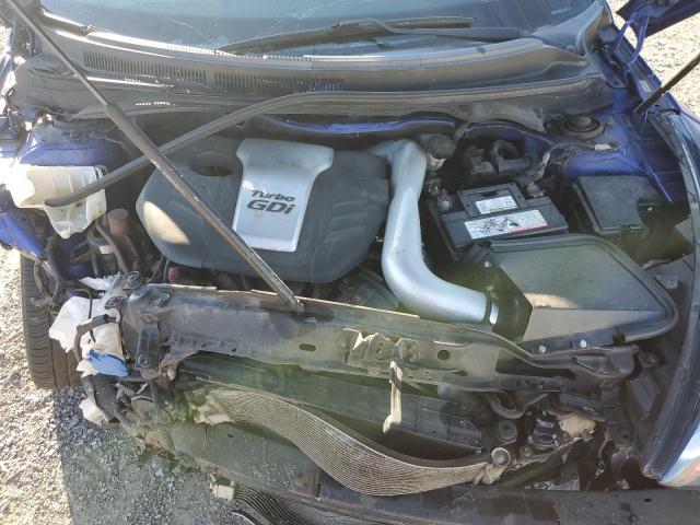 KMHTC6AE2DU149389 - 2013 HYUNDAI VELOSTER TURBO Կապույտ լուսանկար 11