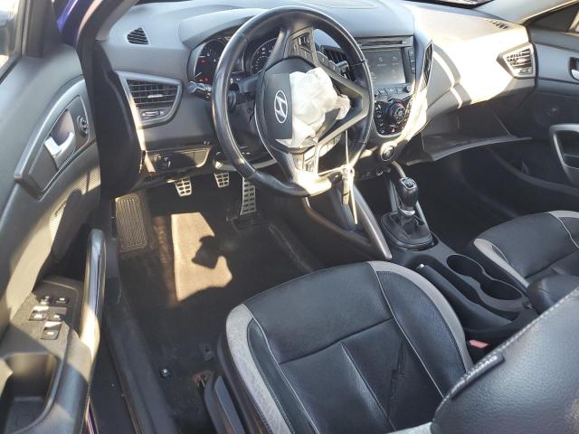 KMHTC6AE2DU149389 - 2013 HYUNDAI VELOSTER TURBO Կապույտ լուսանկար 8