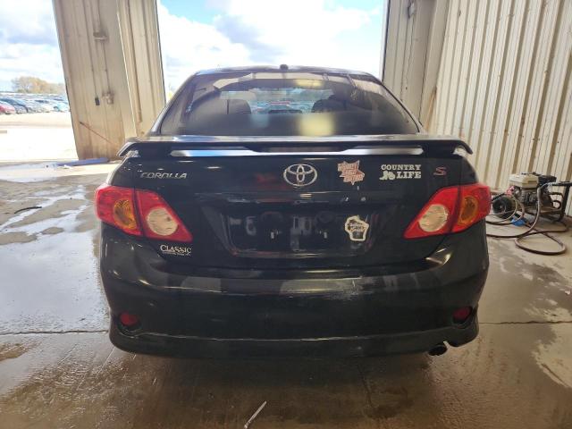 2T1BU4EEXAC521730 - 2010 TOYOTA COROLLA BASE BLACK photo 6