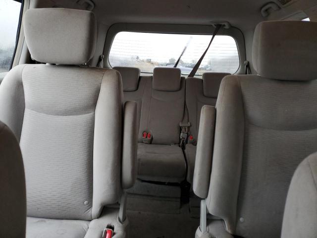 JN8AE2KP5D9068747 - 2013 NISSAN QUEST S SILVER photo 10