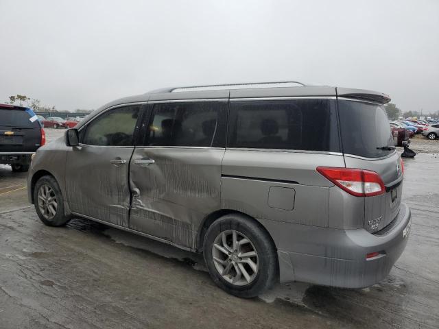 JN8AE2KP5D9068747 - 2013 NISSAN QUEST S SILVER photo 2