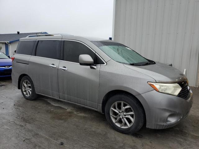 JN8AE2KP5D9068747 - 2013 NISSAN QUEST S SILVER photo 4