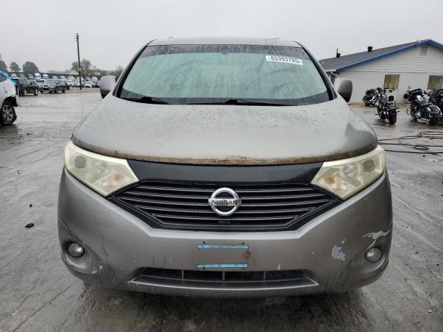 JN8AE2KP5D9068747 - 2013 NISSAN QUEST S SILVER photo 5