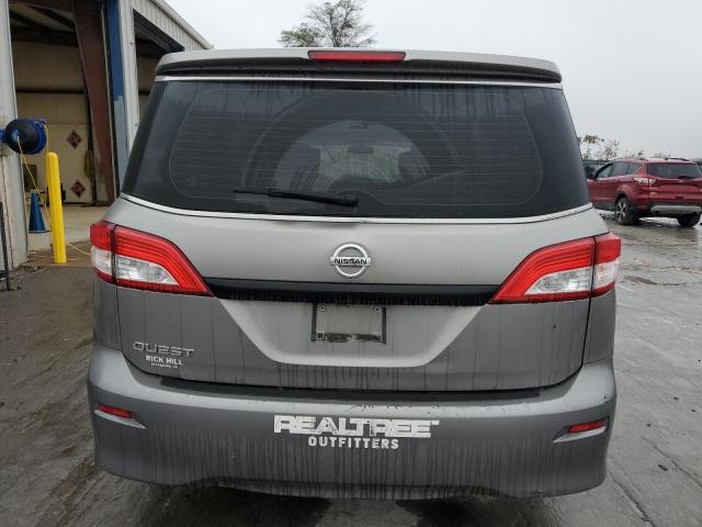JN8AE2KP5D9068747 - 2013 NISSAN QUEST S SILVER photo 6