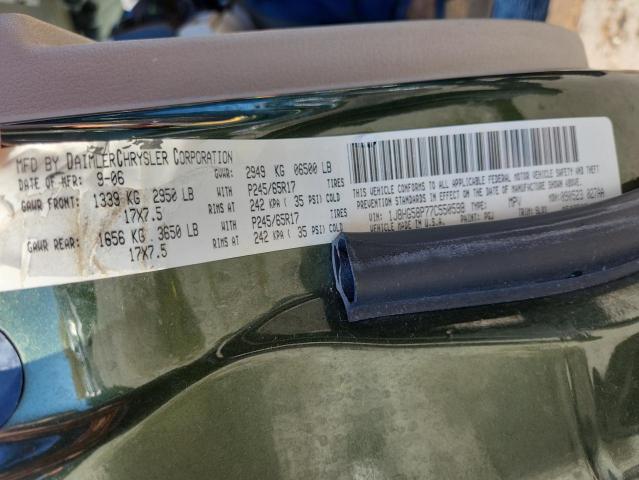 1J8HG58P77C550598 - 2007 JEEP COMMANDER LIMITED GREEN photo 13