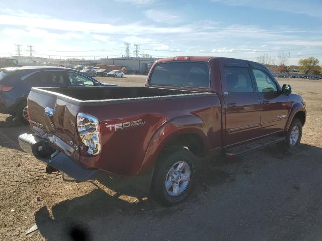 5TBDT44166S536372 - 2006 TOYOTA TUNDRA DOUBLE CAB SR5 RED photo 3