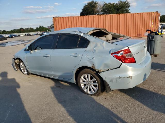 19XFB2F88CE024491 - 2012 HONDA CIVIC EX BLUE photo 2