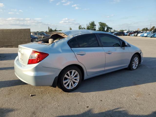 19XFB2F88CE024491 - 2012 HONDA CIVIC EX BLUE photo 3