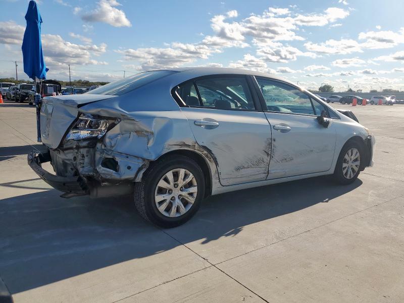 2HGFB2F59CH593796 - 2012 HONDA CIVIC LX TURQUOISE photo 3