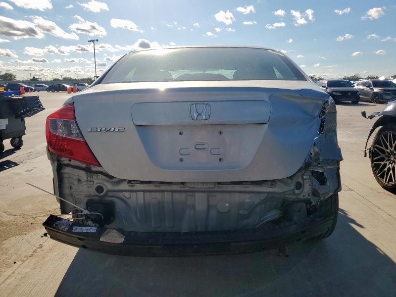 2HGFB2F59CH593796 - 2012 HONDA CIVIC LX TURQUOISE photo 6