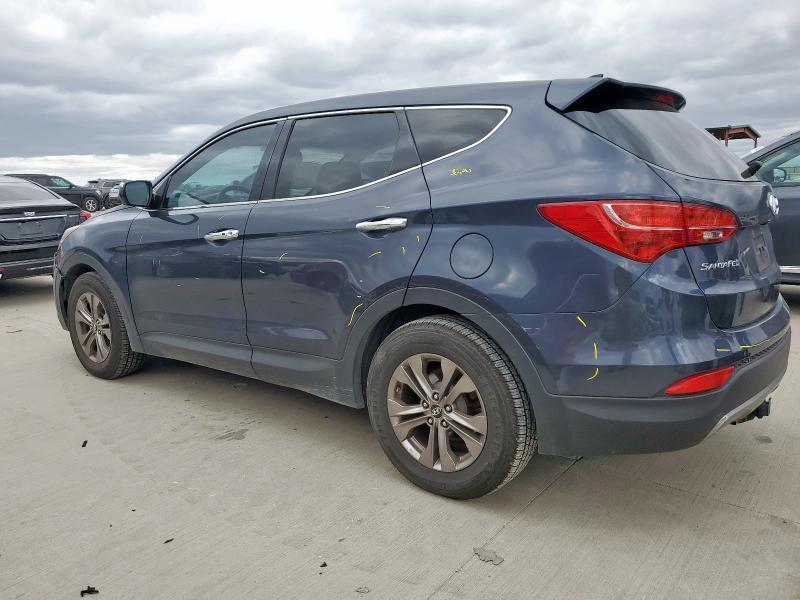 5XYZU3LB4DG115503 - 2013 HYUNDAI SANTA FE S BLUE photo 2