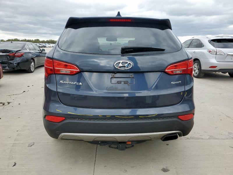 5XYZU3LB4DG115503 - 2013 HYUNDAI SANTA FE S BLUE photo 6