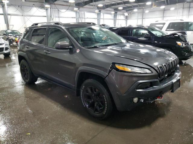 1C4PJMBS7FW780554 - 2015 JEEP CHEROKEE TRAILHAWK GRAY photo 4