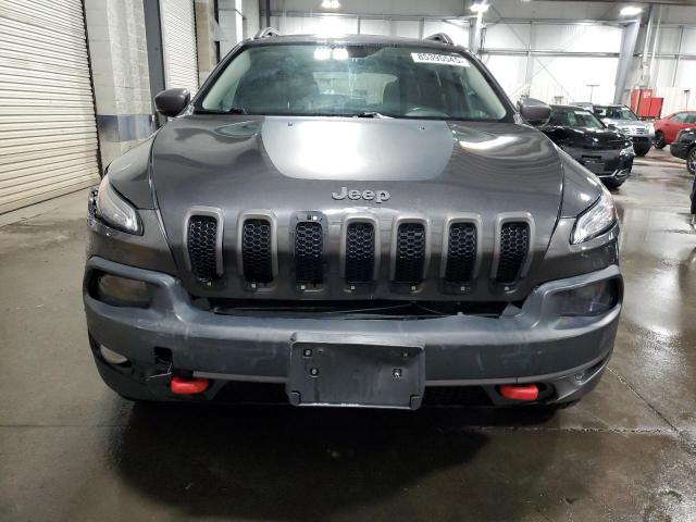 1C4PJMBS7FW780554 - 2015 JEEP CHEROKEE TRAILHAWK GRAY photo 5