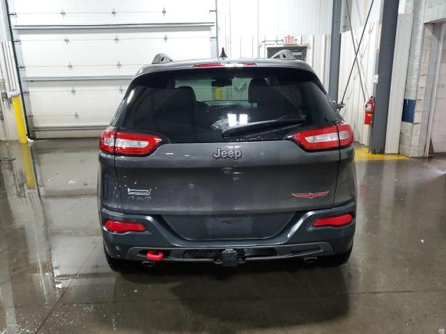 1C4PJMBS7FW780554 - 2015 JEEP CHEROKEE TRAILHAWK GRAY photo 6