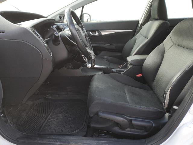 2HGFB2F56FH045100 - 2015 HONDA CIVIC LX WHITE photo 7