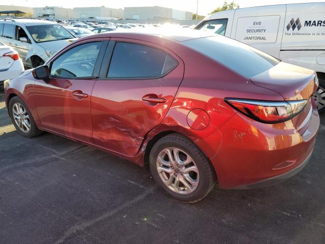 3MYDLBZV9GY104135 - 2016 TOYOTA SCION IA BURGUNDY photo 2