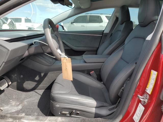 5YJ3E1EB4RF825214 - 2024 TESLA MODEL 3 წითელი ფოტო 7