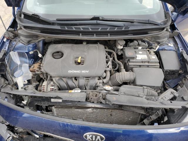 3KPFL4A78JE260885 - 2018 KIA FORTE LX ლურჯი ფოტო 11