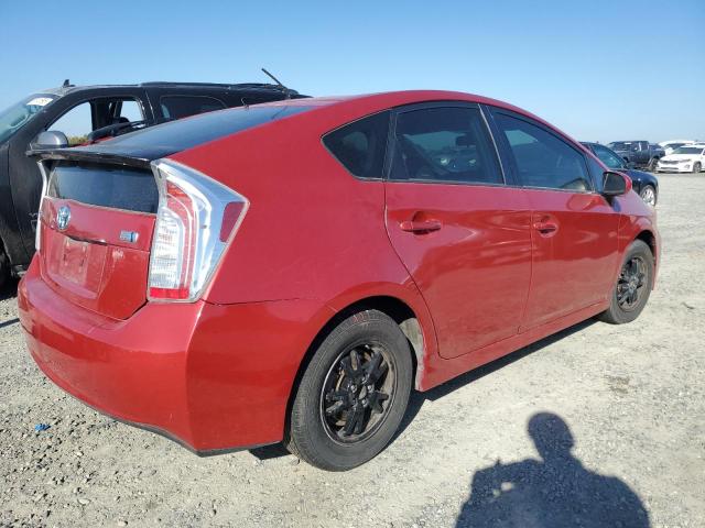 JTDKN3DU4F1933234 - 2015 TOYOTA PRIUS أحمر صورة 3