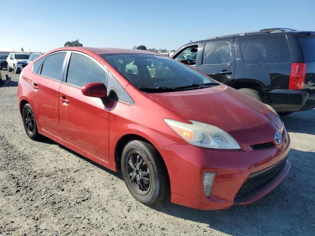 JTDKN3DU4F1933234 - 2015 TOYOTA PRIUS أحمر صورة 4