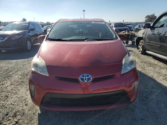 JTDKN3DU4F1933234 - 2015 TOYOTA PRIUS أحمر صورة 5