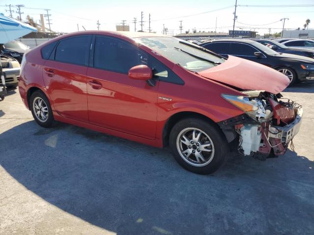 JTDKN3DUXB5329674 - 2011 TOYOTA PRIUS RED photo 4