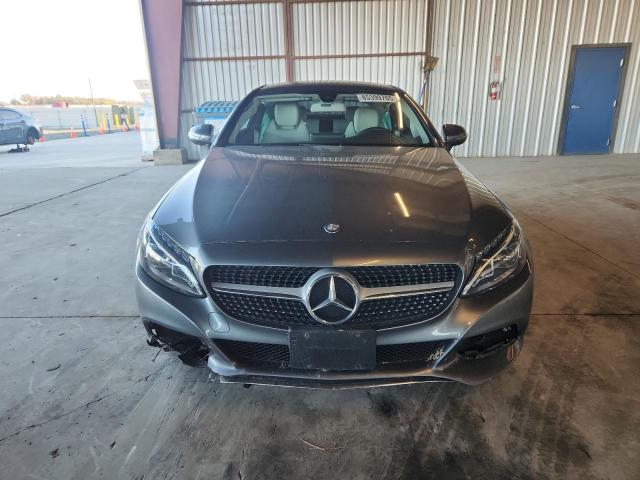WDDWJ4JB9HF564033 - 2017 MERCEDES-BENZ C 300 GRAY photo 5