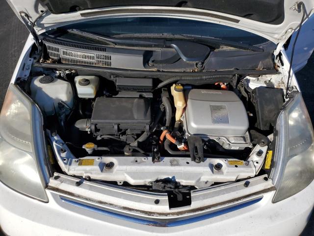 JTDKB20U677558034 - 2007 TOYOTA PRIUS WHITE photo 11