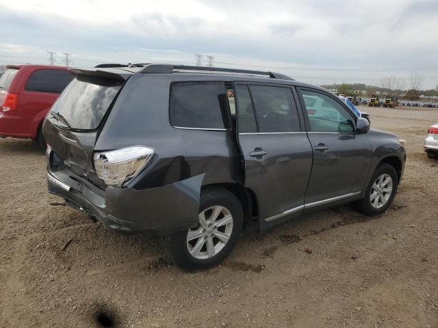 5TDBK3EH5CS102561 - 2012 TOYOTA HIGHLANDER BASE Серый фото 3
