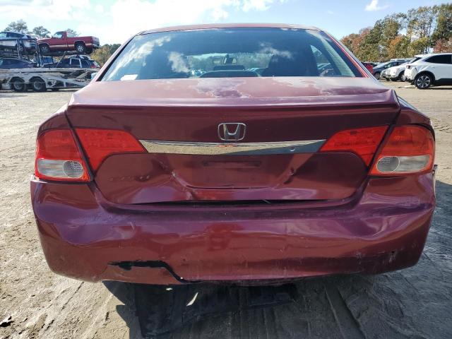 2HGFA1F64AH513131 - 2010 HONDA CIVIC LX-S RED photo 6