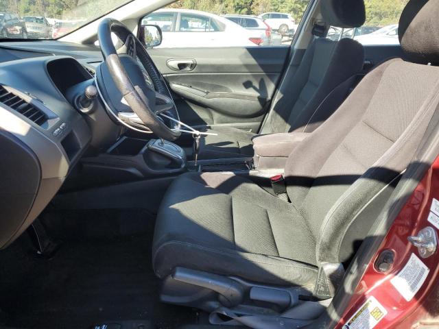 2HGFA1F64AH513131 - 2010 HONDA CIVIC LX-S RED photo 7