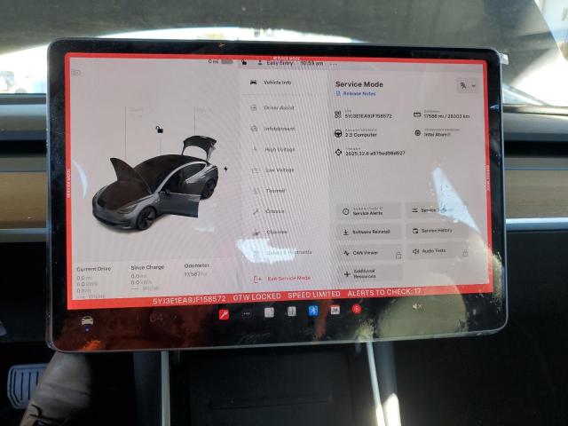 5YJ3E1EA9JF158572 - 2018 TESLA MODEL 3 ნაცრისფერი ფოტო 9