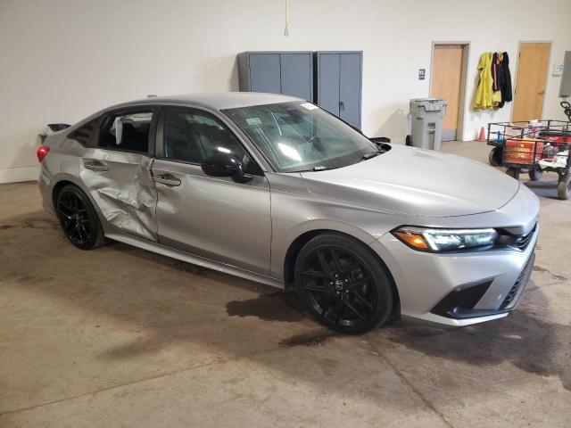 2HGFE2F56NH533209 - 2022 HONDA CIVIC SPORT SILVER photo 4