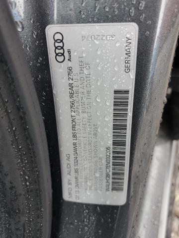 WAUHGBFC7EN032205 - 2014 AUDI A6 PRESTIGE GRAY photo 12