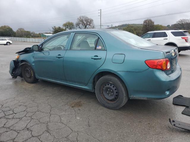 1NXBU4EE4AZ328407 - 2010 TOYOTA COROLLA BASE GREEN photo 2