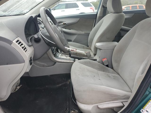 1NXBU4EE4AZ328407 - 2010 TOYOTA COROLLA BASE GREEN photo 7