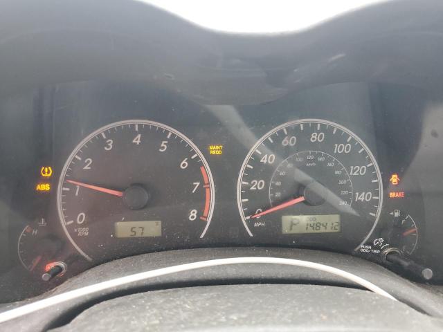 1NXBU4EE4AZ328407 - 2010 TOYOTA COROLLA BASE GREEN photo 9