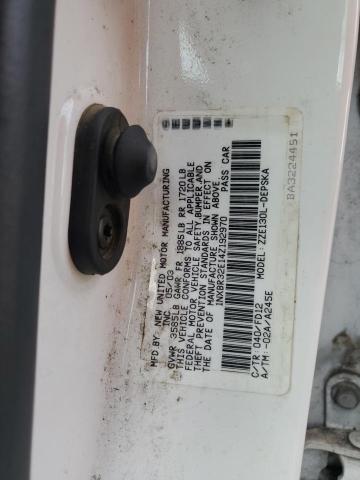 1NXBR32E14Z192970 - 2004 TOYOTA COROLLA CE Blanc photo 12