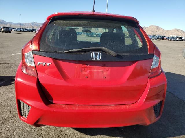 JHMGK5H51GX006024 - 2016 HONDA FIT LX RED photo 6
